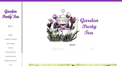 Desktop Screenshot of gardenpartytea.com